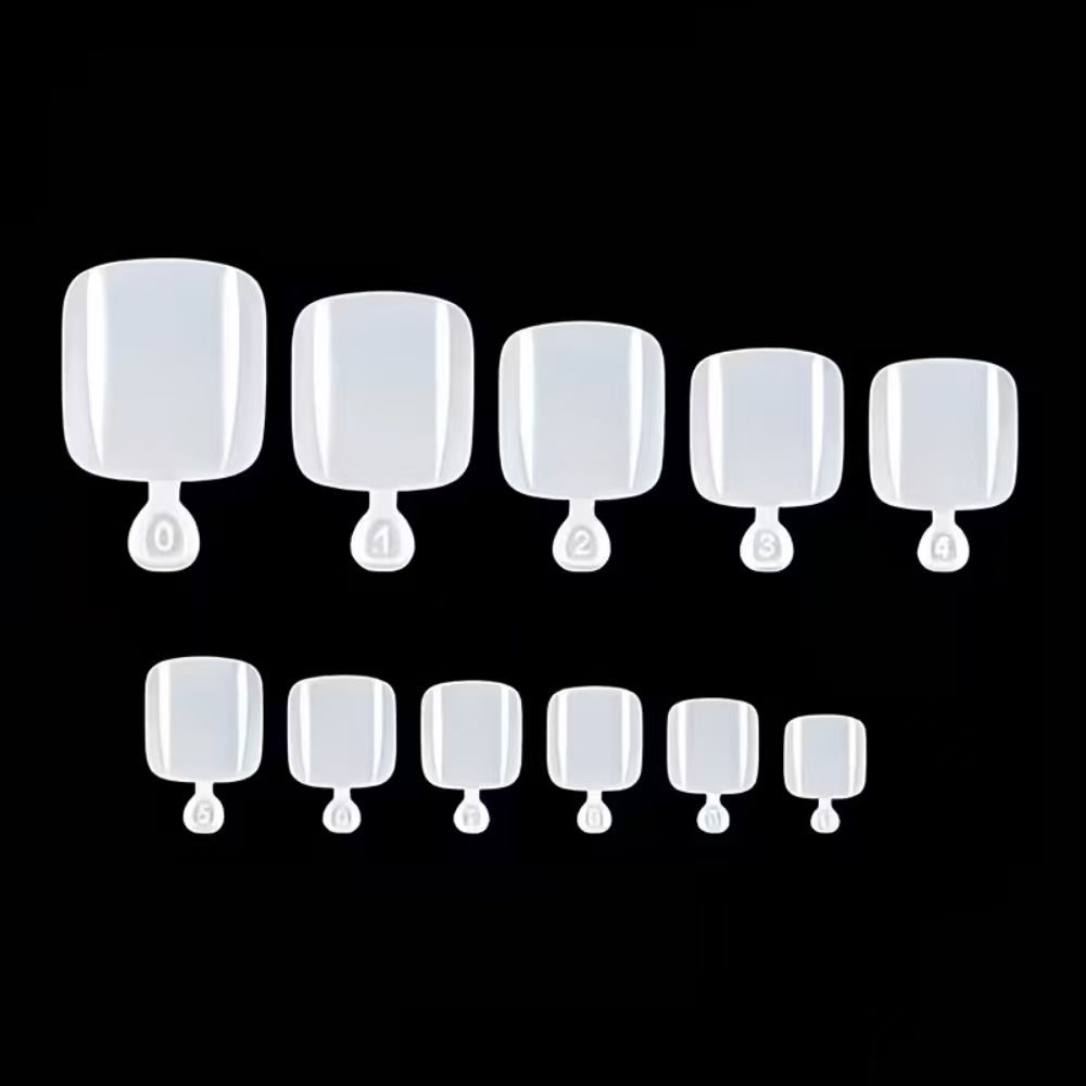 100枚入り/箱 フレンチチップ つけ爪 ホワイトカラー シ - Press On Nail Set のレビューと価格