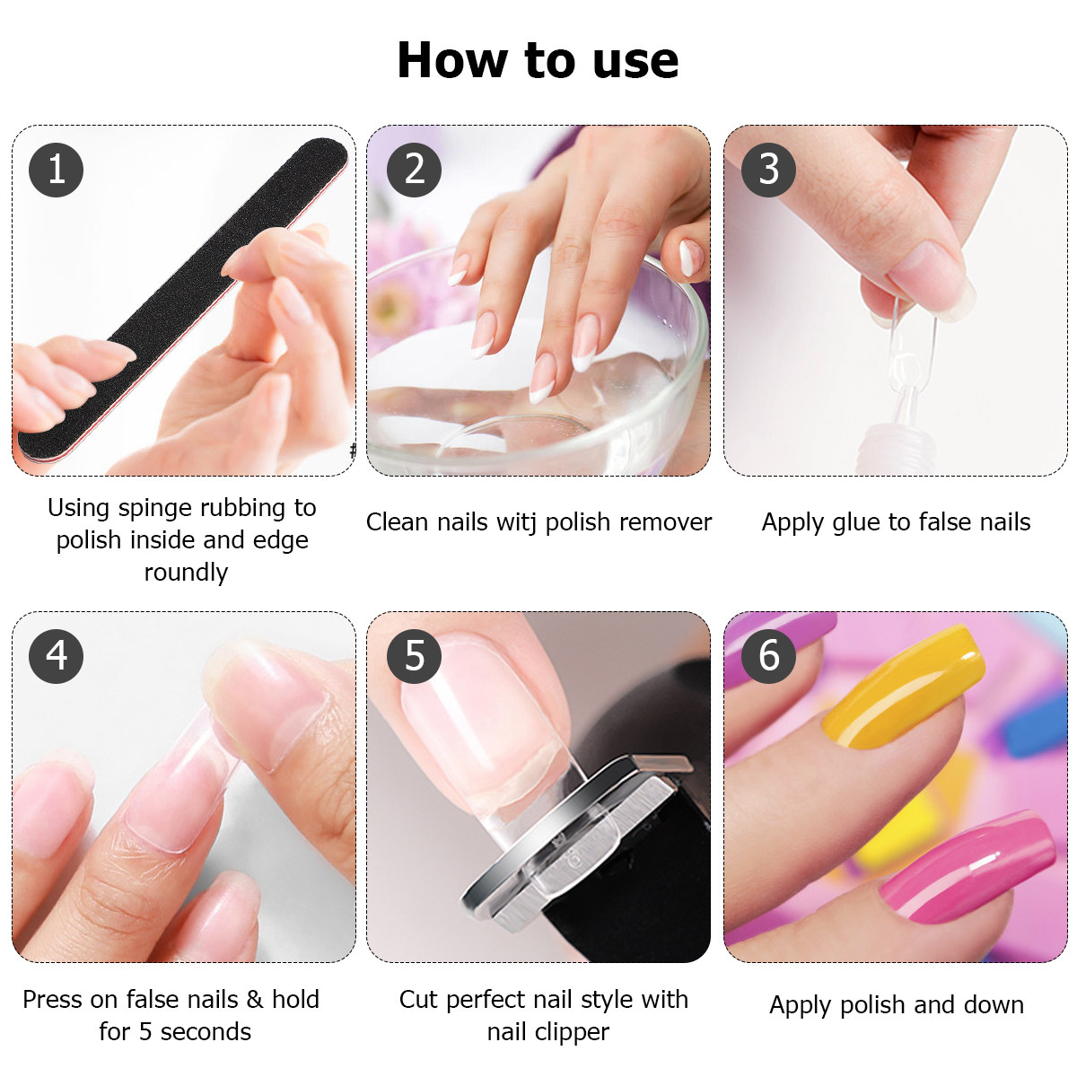 600 個付け爪ナチュラルカラーシンプルスタイル DIY ネ - Nail Art Natural Simple のレビューと価格