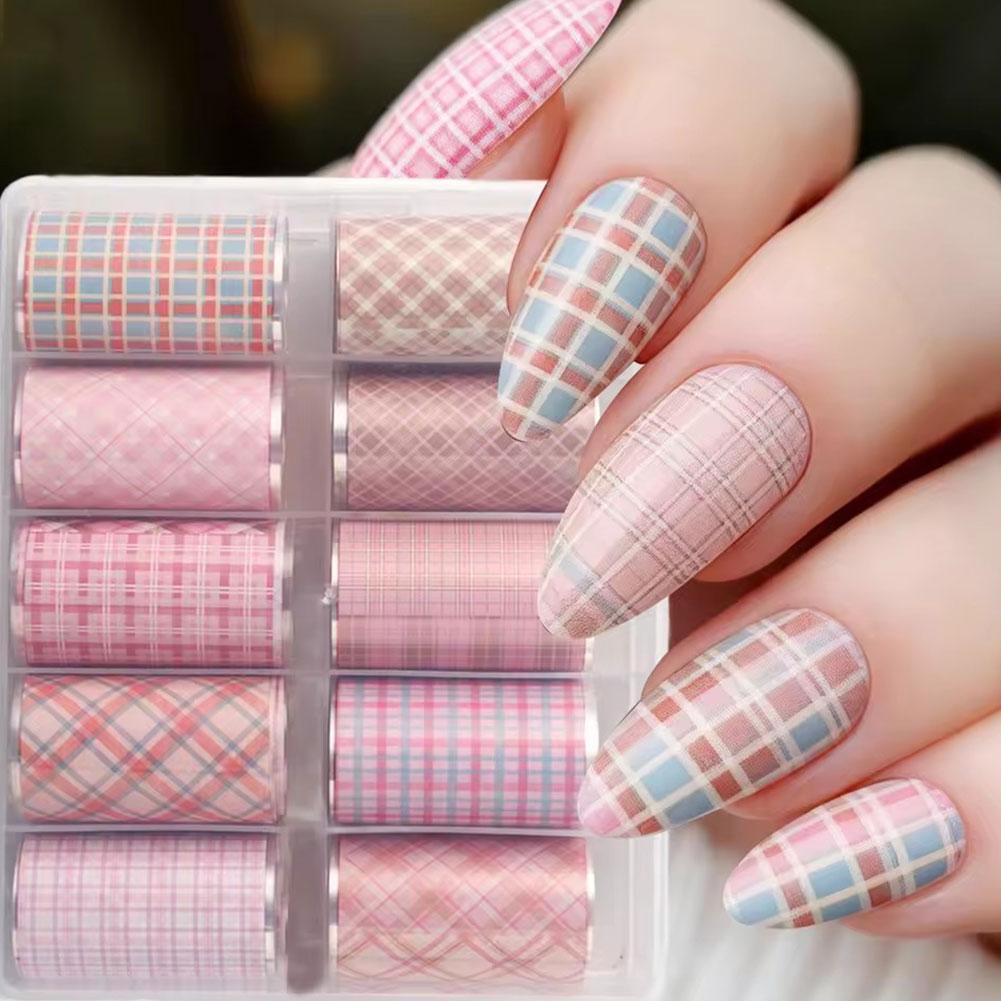 10ロール入り 新デザイン フレッシュネイルフォイル 転写紙 - Nail Art Denim のレビューと価格
