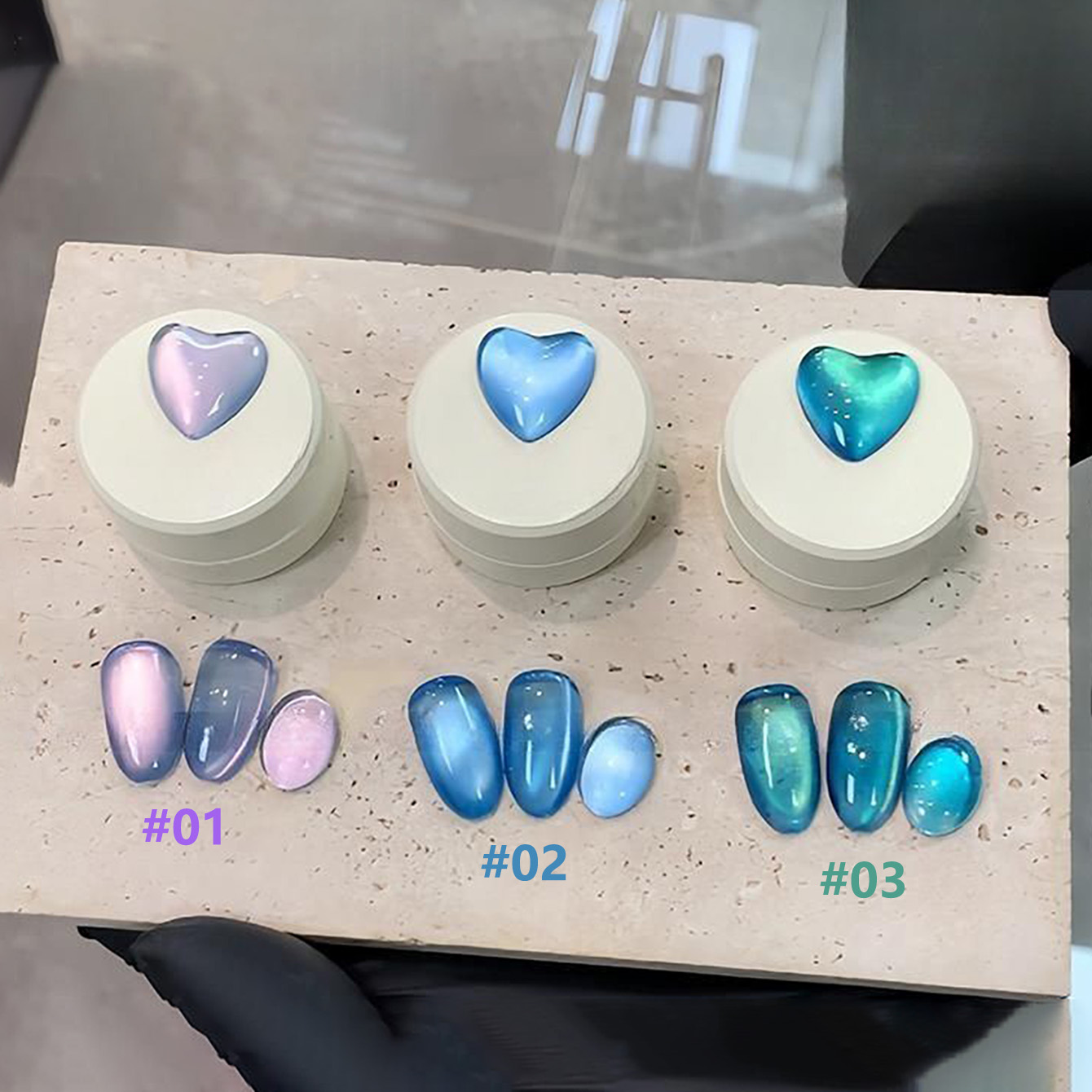1個入り SHAKA シーファンタジー キャットアイ ジェル - Nail Art Emerald Blue のレビューと価格